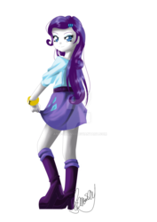 Size: 1024x1448 | Tagged: safe, artist:amy-chan93, rarity, equestria girls, g4, female, obtrusive watermark, solo, watermark