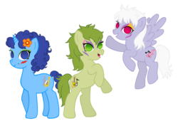 Size: 2063x1515 | Tagged: safe, artist:punksweet, pony, jem and the holograms, pizzazz, ponified, roxy (jem and the holograms), simple background, stormer, the misfits, transparent background, trio