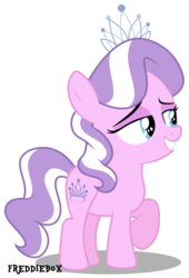 Size: 2041x3000 | Tagged: safe, artist:brony-works, diamond tiara, g4, female, high res, simple background, solo, transparent background, vector