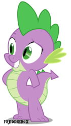 Size: 1677x3000 | Tagged: safe, artist:brony-works, spike, dragon, g4, eyes open, solo, standing