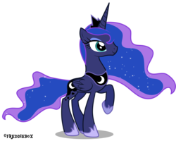 Size: 3752x3000 | Tagged: safe, artist:brony-works, princess luna, alicorn, pony, g4, crown, female, high res, jewelry, mare, regalia, simple background, solo, transparent background