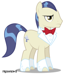 Size: 2602x3000 | Tagged: safe, artist:brony-works, horte cuisine, savoir fare, g4, high res, male, simple background, solo, transparent background, vector, waiter