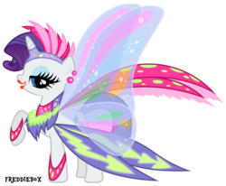 Size: 3632x3000 | Tagged: safe, artist:brony-works, rarity, g4, enchanted wings, high res, wings