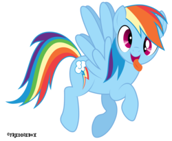 Size: 3649x3000 | Tagged: safe, artist:brony-works, rainbow dash, g4, female, high res, silly face, solo