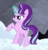 Size: 741x769 | Tagged: safe, screencap, starlight glimmer, pony, unicorn, g4, the cutie map, angry, cute, female, glimmerbetes, glowing horn, horn, madorable, magic, mare, raised hoof, s5 starlight, snow, solo