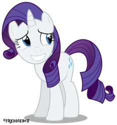 Size: 2798x3000 | Tagged: safe, artist:brony-works, rarity, pony, unicorn, g4, female, high res, mare, simple background, smiling, solo, transparent background