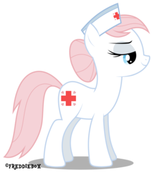 Size: 2698x3000 | Tagged: safe, artist:brony-works, nurse redheart, g4, female, heartabetes, high res, simple background, solo, transparent background, vector