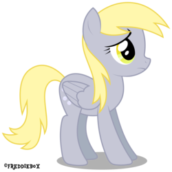 Size: 3000x3000 | Tagged: safe, artist:brony-works, derpy hooves, pegasus, pony, g4, female, high res, mare, shadow, simple background, solo, transparent background