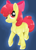 Size: 1460x2044 | Tagged: safe, artist:mlpdarksparx, apple bloom, g4, cute, female, solo, unshorn fetlocks