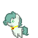 Size: 128x128 | Tagged: safe, artist:pixelanon, oc, oc only, oc:emerald jewel, colt quest, 8-bit, colt, cyoa, foal, male, pixel art, simple background, sprite, transparent background