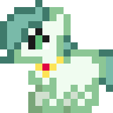 Size: 160x160 | Tagged: safe, oc, oc only, oc:emerald jewel, colt quest, 8-bit, solo, sprite