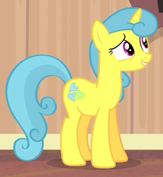 Size: 450x490 | Tagged: safe, screencap, lemon hearts, for whom the sweetie belle toils, g4, background pony, female, solo