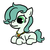 Size: 400x400 | Tagged: safe, artist:ficficponyfic, oc, oc only, oc:emerald jewel, earth pony, pony, colt quest, blank flank, child, colored, colt, cyoa, explicit source, foal, male, resting, solo