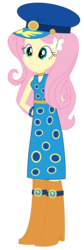 Size: 783x2333 | Tagged: safe, artist:sketchmcreations, vector edit, admiral fairy flight, fluttershy, equestria girls, g4, testing testing 1-2-3, 70's fashion, ancient wonderbolts uniform, arm behind back, clothes, costume, female, simple background, solo, transparent background, vector, wonderbolts