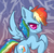 Size: 510x496 | Tagged: safe, artist:sapphfyr, rainbow dash, g4, female, solo