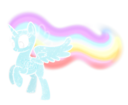 Size: 800x659 | Tagged: safe, artist:katsubases, artist:okamiiaoi, artist:traveleraoi, alicorn, pony, equestria girls, g4, my little pony equestria girls: rainbow rocks, base used, equestria girls ponified, female, ponified, rainboom bursto!, rainbow lumen, simple background, solo, the avatar of friendship, transparent background