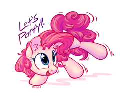 Size: 1400x1100 | Tagged: safe, artist:bobdude0, pinkie pie, pony, g4, cute, diapinkes, female, solo