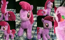 Size: 1280x800 | Tagged: safe, artist:onlyfactory, artist:thejakevale, berry punch, berryshine, g4, bootleg, female, irl, photo, plushie, solo