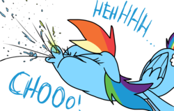 Size: 1024x653 | Tagged: safe, rainbow dash, g4, eyes closed, female, floppy ears, gross, messy, mucus, puffy cheeks, simple background, sneezing, sneezing fetish, snot, solo, spray, transparent background