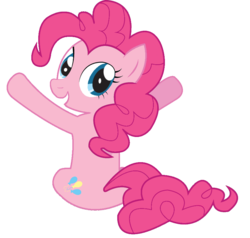 Size: 902x860 | Tagged: safe, artist:dmn666, pinkie pie, g4, female, simple background, sitting, solo, transparent background, vector