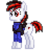 Size: 240x240 | Tagged: safe, artist:lightspeeed, oc, oc only, oc:blackjack, pony, unicorn, fallout equestria, fallout equestria: project horizons, clothes, fanfic, fanfic art, female, hooves, horn, jumpsuit, mare, pixel art, simple background, solo, sprite, transparent background, vault suit