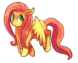 Size: 1152x931 | Tagged: safe, artist:cherivinca, fluttershy, g4, female, simple background, solo, transparent background
