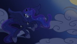 Size: 2100x1200 | Tagged: safe, artist:geraritydevillefort, princess luna, g4, female, solo