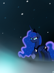 Size: 600x802 | Tagged: safe, artist:pinkamenascratch, princess luna, pony, g4, female, looking at you, raised hoof, solo