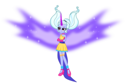 Size: 9147x6000 | Tagged: safe, artist:mixiepie, sugarcoat, equestria girls, g4, my little pony equestria girls: friendship games, absurd resolution, alternate clothes, daydream shimmer, daydream-ified, female, horn, simple background, solo, transparent background, wings