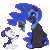Size: 700x700 | Tagged: safe, artist:zoarity, nightmare moon, nightmare rarity, rarity, alicorn, pony, unicorn, g4, the cutie re-mark, alternate timeline, amused, animated, bedroom eyes, blushing, clothes, cute, eye shimmer, eyes on the prize, female, happy, levitation, loop, magic, nicemare moon, night maid rarity, nightmare takeover timeline, open mouth, plushie, raribetes, rarity plushie, simple background, sitting, smiling, telekinesis, transparent background, voice actor joke