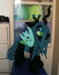 Size: 1444x1841 | Tagged: safe, artist:adamar44, queen chrysalis, g4, irl, photo, plushie