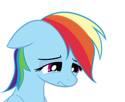 Size: 843x690 | Tagged: safe, artist:firenhooves, rainbow dash, g4, crying, female, reaction image, sad, solo