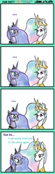 Size: 744x2368 | Tagged: safe, artist:lennonblack, princess celestia, princess luna, g4, ..., comic, sunbutt