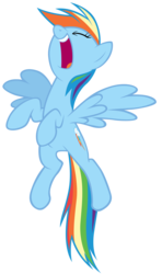 Size: 7000x11800 | Tagged: safe, artist:tardifice, rainbow dash, g4, what about discord?, absurd resolution, eyes closed, female, floating, laughing, open mouth, simple background, solo, transparent background, vector