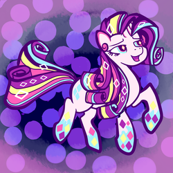 Size: 3000x3000 | Tagged: safe, artist:cosmocatcrafts, rarity, g4, female, high res, rainbow power, solo