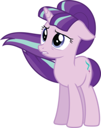 Size: 4000x5046 | Tagged: safe, artist:craftybrony, starlight glimmer, g4, the cutie re-mark, .ai available, female, s5 starlight, sad, simple background, solo, transparent background, vector