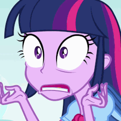 Size: 720x720 | Tagged: safe, screencap, twilight sparkle, equestria girls, g4, animated, cropped, female, solo