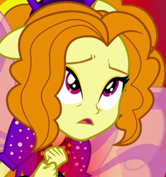 Size: 660x704 | Tagged: safe, screencap, adagio dazzle, equestria girls, g4, my little pony equestria girls: rainbow rocks, adoragio, cropped, cute, female, fin wings, ponied up, sad, scared, solo, woobie