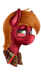 Size: 1024x1883 | Tagged: safe, artist:saddnesspony, big macintosh, earth pony, pony, g4, glasses, male, solo, stallion