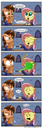 Size: 1000x2941 | Tagged: safe, artist:daniel-sg, fluttershy, oc, g4, charlie brown, comic, f, goblet, good grief, magic wand, male, peanuts, the simpsons, wand, wizard, you're a wizard