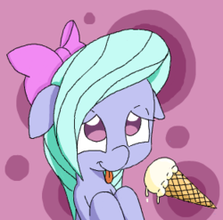 Size: 313x309 | Tagged: safe, artist:lockheart, artist:wafflecakes, edit, flitter, pony, g4, cute, female, flitterbetes, food, ice cream, solo