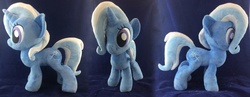 Size: 1280x497 | Tagged: safe, artist:plushypuppy, trixie, pony, unicorn, g4, female, irl, mare, photo, plushie, solo, standing