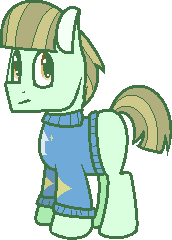 Size: 172x240 | Tagged: safe, artist:putoispepper, danny trottance, pony, g4, danny torrance, ponified, solo, the shining