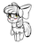 Size: 3500x4000 | Tagged: safe, artist:zapplebow, apple bloom, earth pony, pony, g4, boots, clothes, cutie mark, earmuffs, female, filly, monochrome, partial color, scarf, sketch, solo, the cmc's cutie marks