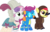 Size: 1119x714 | Tagged: safe, artist:clashwolf3, apple bloom, scootaloo, sweetie belle, earth pony, pony, g4, my little pony: friendship is magic, scare master, beauty mark, clothes, costume, cutie mark crusaders, female, filly, foal, nightmare night costume, simple background, transparent background, uniform, vector, wonderbolts uniform