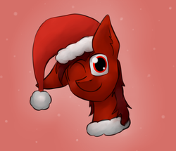 Size: 1804x1552 | Tagged: safe, artist:marsminer, oc, oc only, oc:mars miner, hat, santa hat