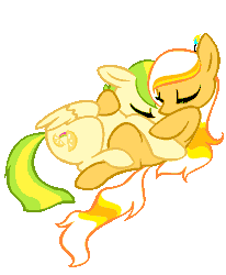 Size: 634x768 | Tagged: safe, artist:dubstep-eevee, oc, oc only, oc:citrus sun, oc:tropical sunburst, gif, non-animated gif, snuggling