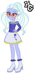 Size: 1317x2838 | Tagged: safe, artist:hellgirl66618, sugarcoat, equestria girls, g4, my little pony equestria girls: friendship games, alternate universe, crystal prep shadowbolts, female, hand on hip, high heels, shoes, simple background, solo, transparent background