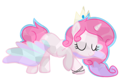 Size: 2672x1728 | Tagged: safe, artist:talentspark, oc, oc only, oc:princess bubblegumy, alicorn, pony, tiara