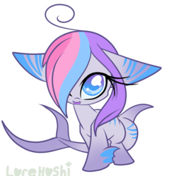 Size: 2341x2382 | Tagged: safe, artist:starlightlore, oc, oc only, oc:nimune, original species, shark pony, high res, simple background, solo, transparent background